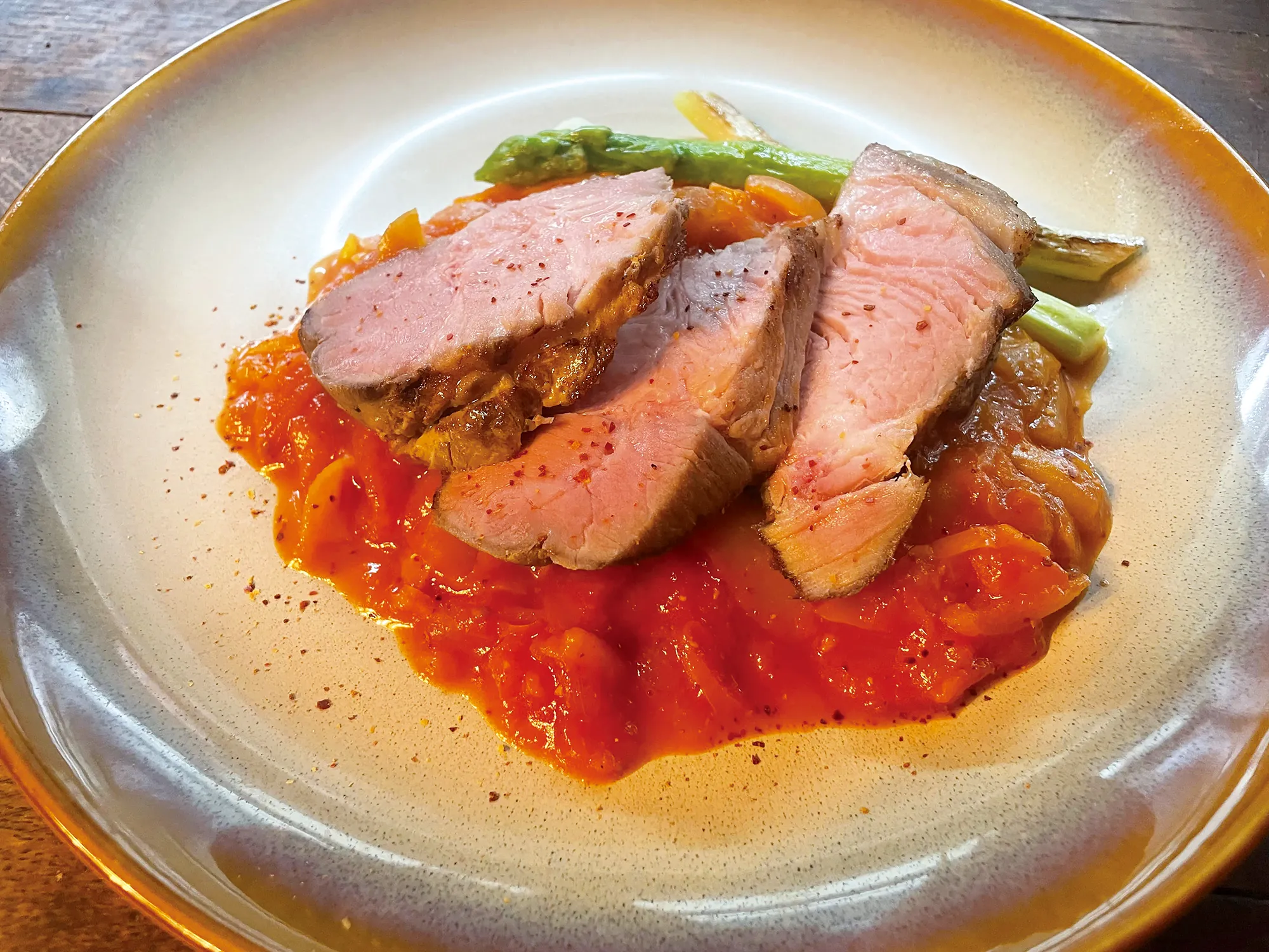 豚肩肉のロースト