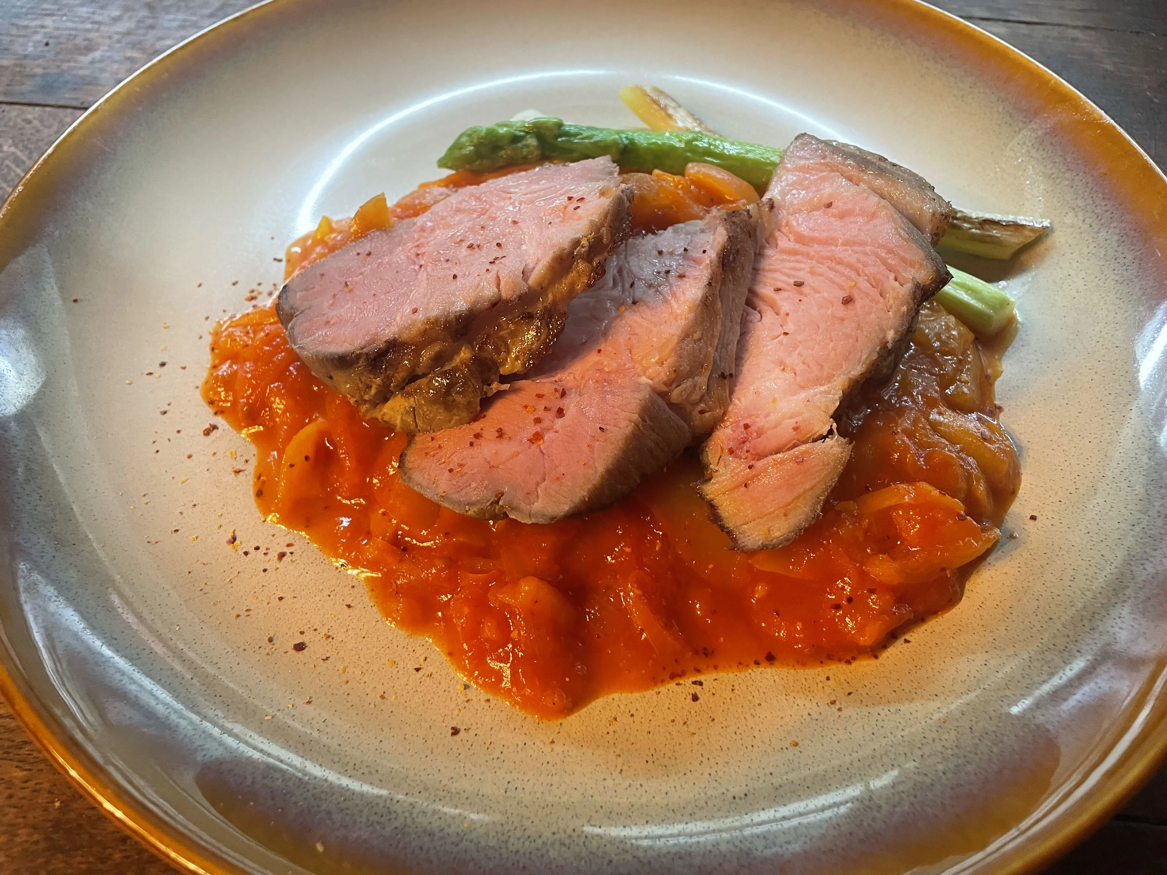 豚肩肉のロースト