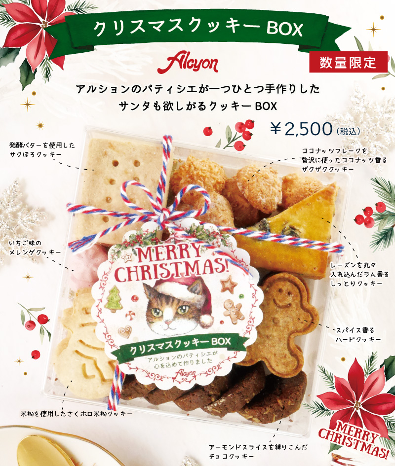 クリスマスクッキーBOX