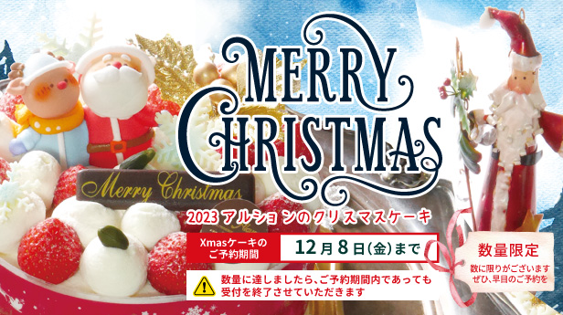 アルションのクリスマスケーキ