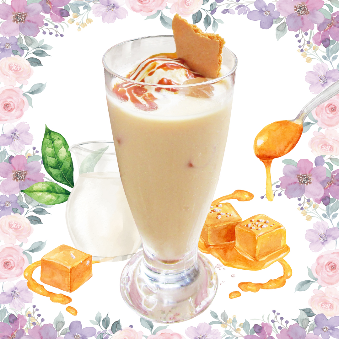 塩キャラメルバニララテ