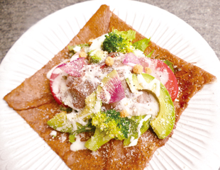 生ハムサラダガレット